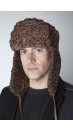 Mütze aus Persianer Pelz – russischer Stil - Braun
